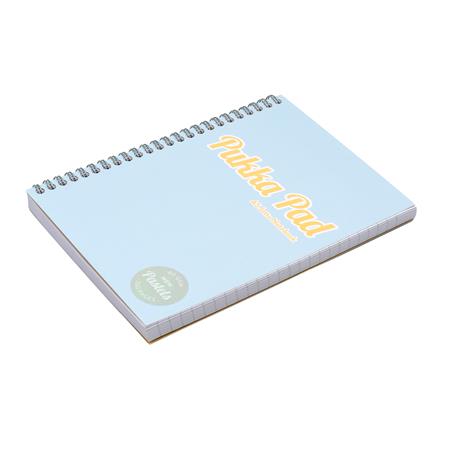 Spirálfüzet, A5, vonalas, 100 lap, PUKKA PAD "Pastel Jotta Pad", vegyes szín